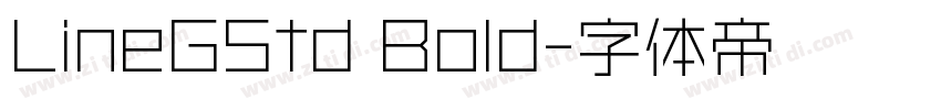 LineGStd Bold字体转换